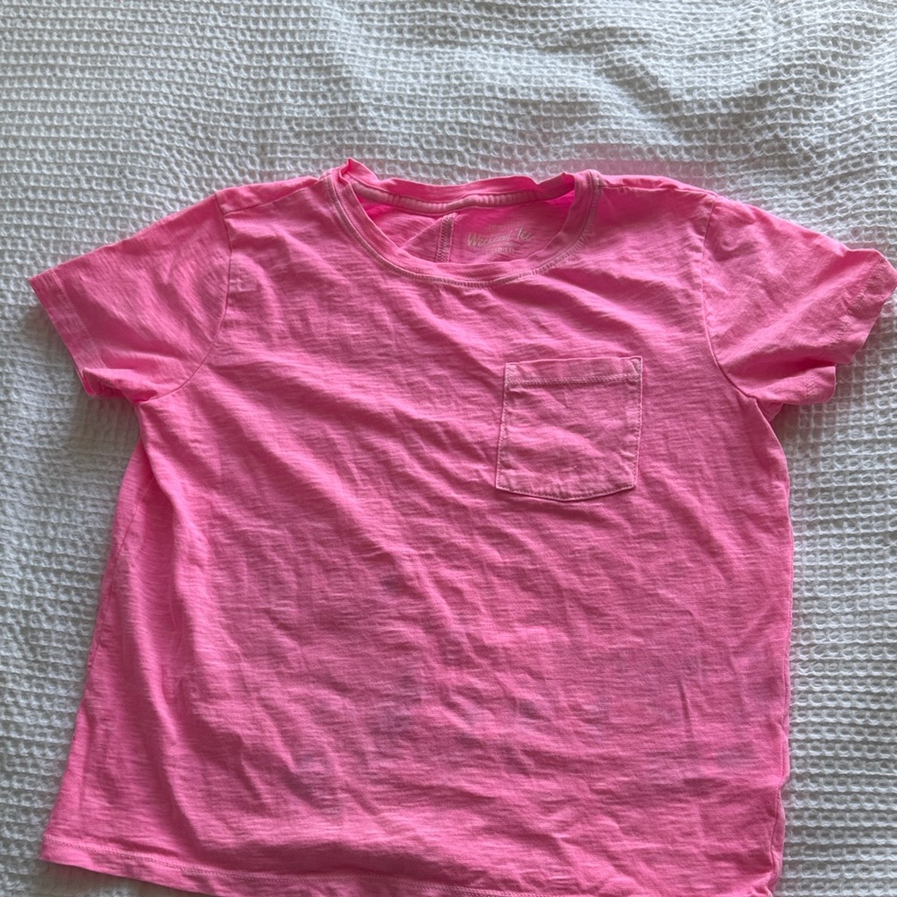 J. Crew Factory Bright Pink Kids Tee